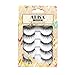 ALICE False Eyelashes Natural Wispy Lashes 5 Pairs Multipack