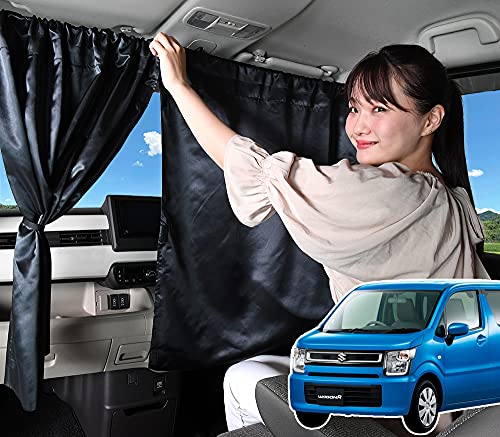 ローズゴースト90 ワゴンR　MH21S 運転席，助手席，小窓セット　4点。 Amazon | 車 カーテン ワゴンR MH35S/55S系 スティングレー 日よ