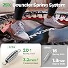 BCAN SP2 40/48 Foldable Mini Trampoline Max Load 330lbs/440lbs, Fitness Rebounder with Adjustable Foam Handle, Exercise Trampoline for Adults Indoor/Garden Workout | FED Fitness