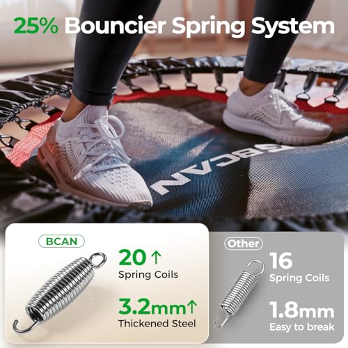 Image of BCAN SP2 40 /48 inch Foldable Mini Rebounder Trampoline for Adults |FED Fitness