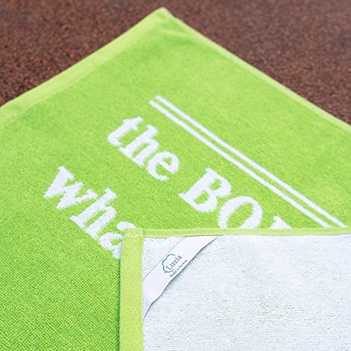 Luzia Workout Towels With Motivational Quotes (Pack Of 4) - Mot-To Lightweight And Super Absorbent For Sports, Workout, Fitness, Gym, Yoga, Running And Travel #TOP7