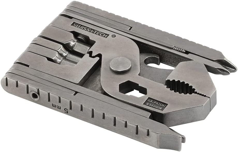 Swiss+Tech ST53130 Pocket Multi-Tool Kit (22-in-1) Tool with Wrenches, Allen Drivers (Single Pack)