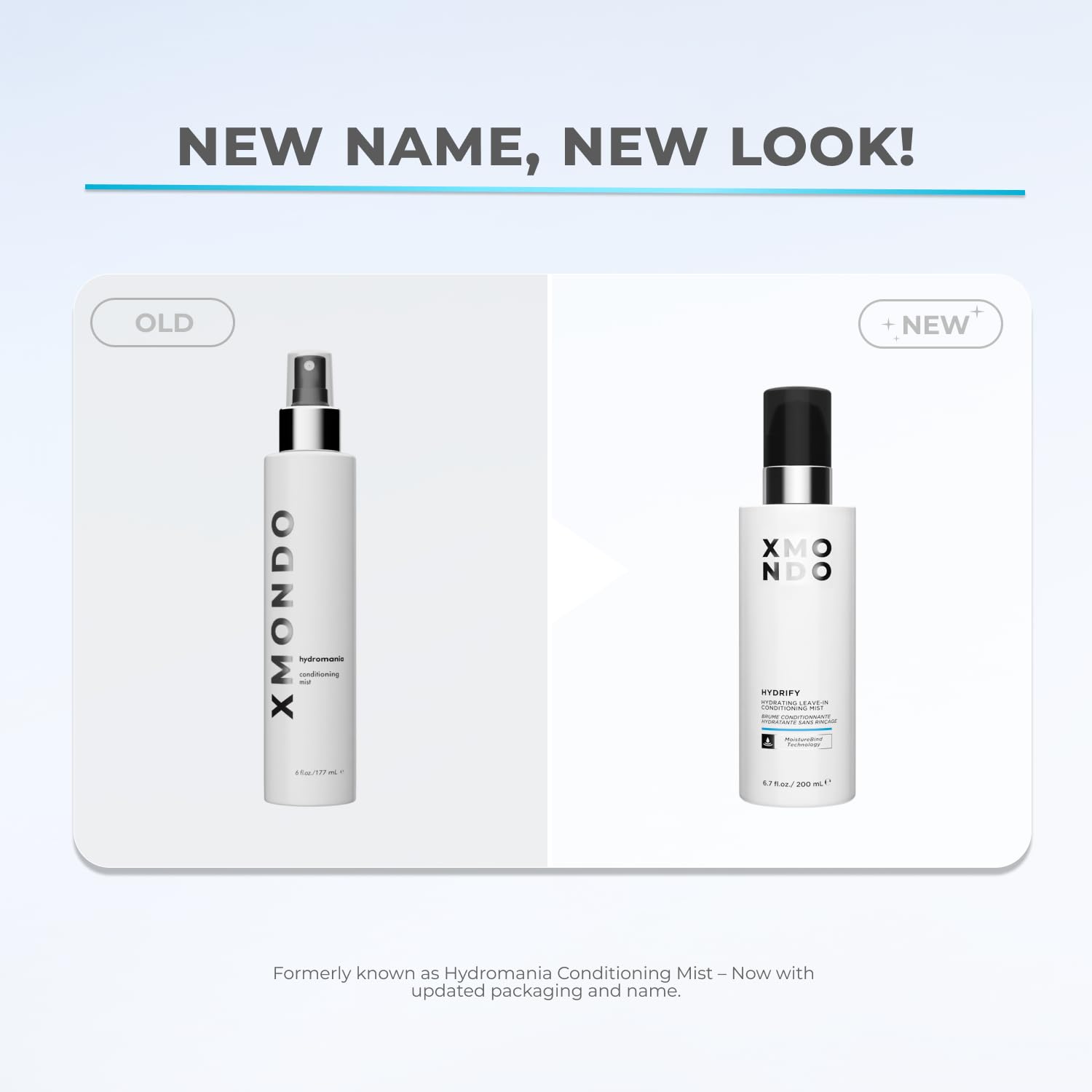 XMONDO Hair Hydrify Hydrating Leave-in Conditioning Mist | MoistureBind Technology Restores Hydration & Eliminates Frizz, Plant Based Extracts Revitalize Damaged Hair, Vegan Formula, 6.7 Fl Oz 1-Pack - Image 2