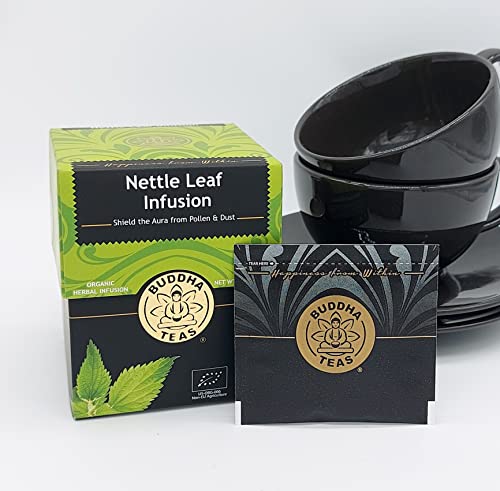 Organic Nettle Leaf Tea - Kosher, Caffeine-Free, Gmo-Free - 18 Bleach-Free Tea Bags #TOP4