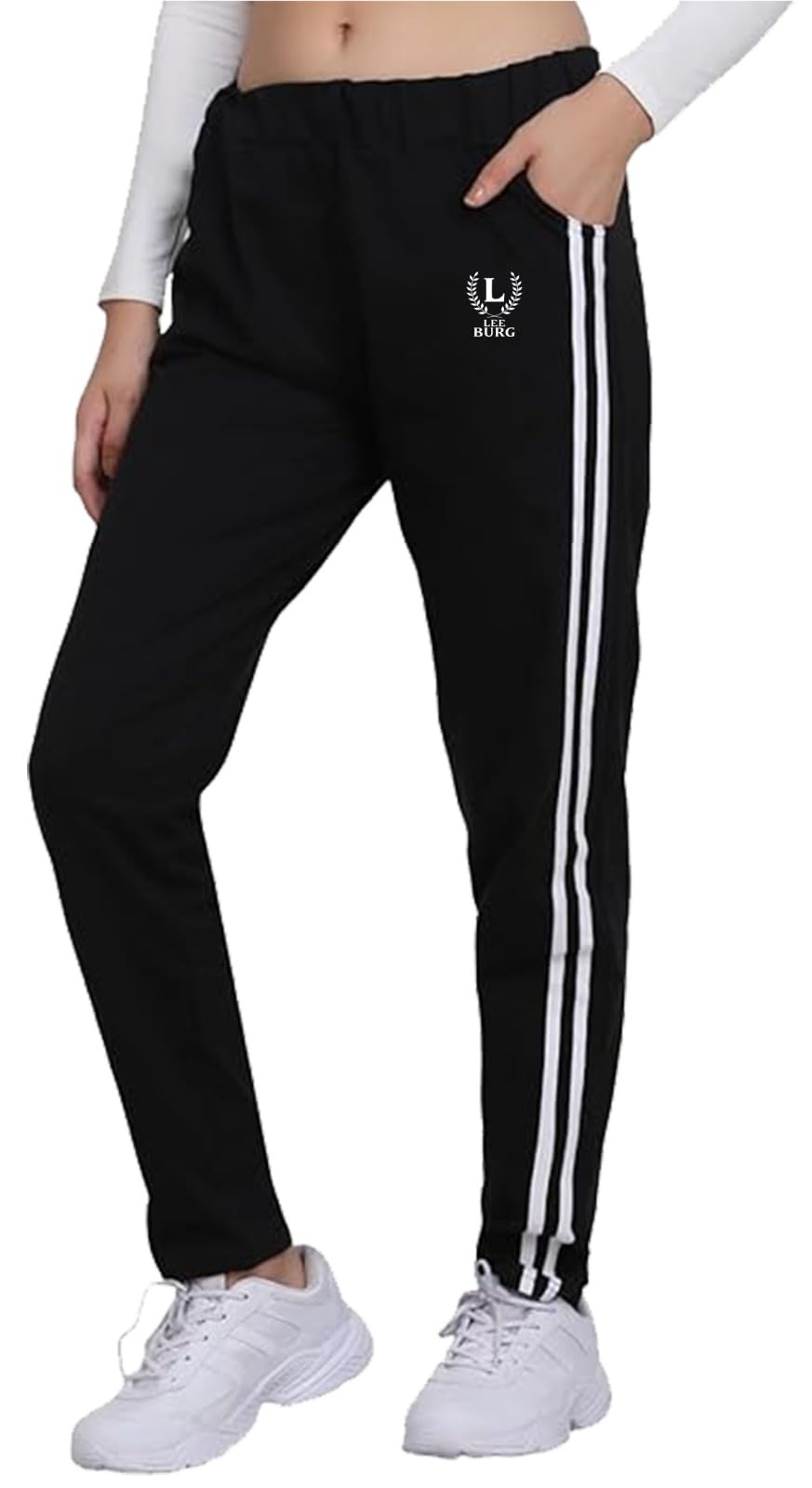 Women Stretchable Cotton Track Pants ||Comfortable Gym wear Lower for Women |Women Trouser ||Girl Lower || Regular fit Pant for Ladies Lower|| Trackpant for Women-image-9