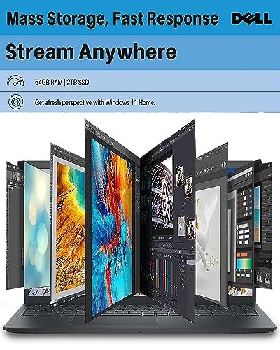 Image of Dell Inspiron 15 3530 Touchscreen Laptop Computer, 15.6 Inch FHD Office Laptop, 10 Cores Intel i7-1355U, 64 GB RAM, 2 TB SSD, Wi-Fi 6, Webcam, Win11 Pro & Microsoft Office Pro 2024 Lifetime License