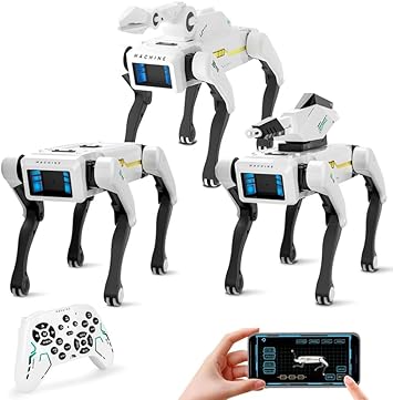 Smart Robot Dog 3 in 1- Interactive STEM Pet with Voice Control, 30+ Actions & APP Programming, Durable Design for Kids Age 6+ Compatible with iOS/Android