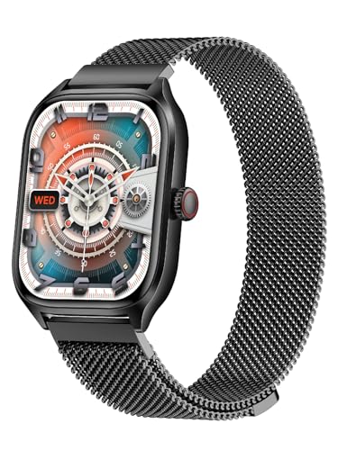 Image of TIMEX iConnect Calling Max 2.01 inch(5.1cm) Display with Functional Crown and BT Calling Smartwatch for Unisex - TWIXW1303T