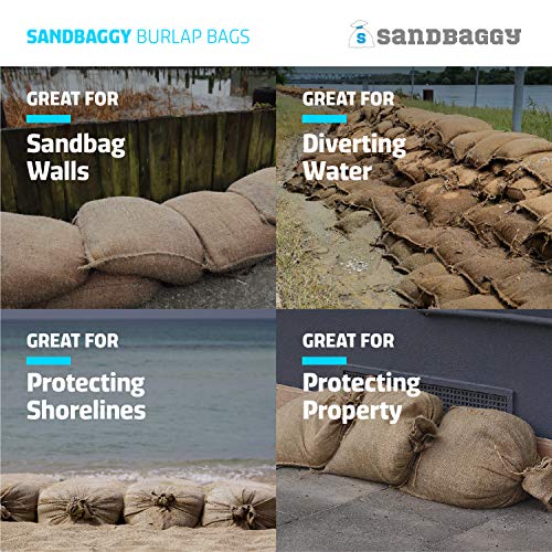 Sandbaggy BURLAP BAG 14\" X 26\" Burlap Sand Bags - Size: 14 Inch X 26 Inch thumb #3