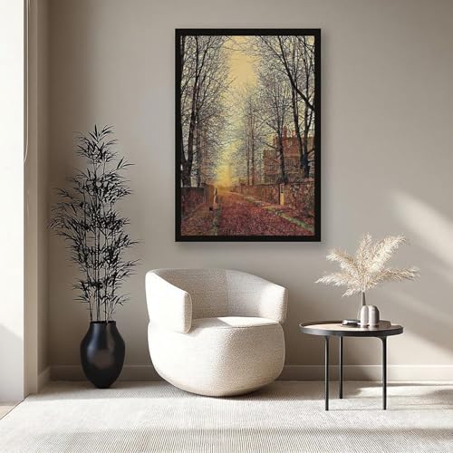 Impression sur toile haut de gamme John Atkinson Grimshaw décoration murale de luxe