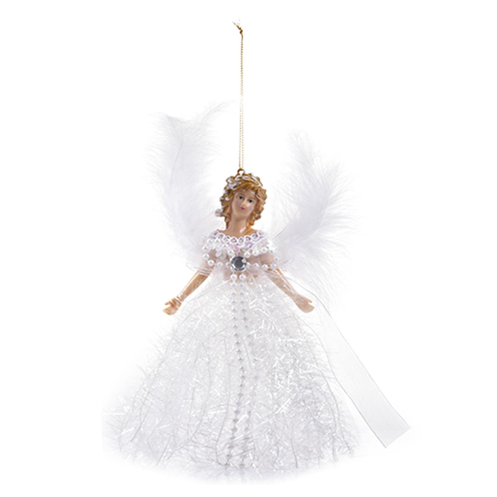 Poupée Ange De Noël En Peluche Douce – Ailes Délicates – Version Rétractable (52 Cm) Ou Assise (58 Cm) – Décoration Sapin, Cheminée, étagère