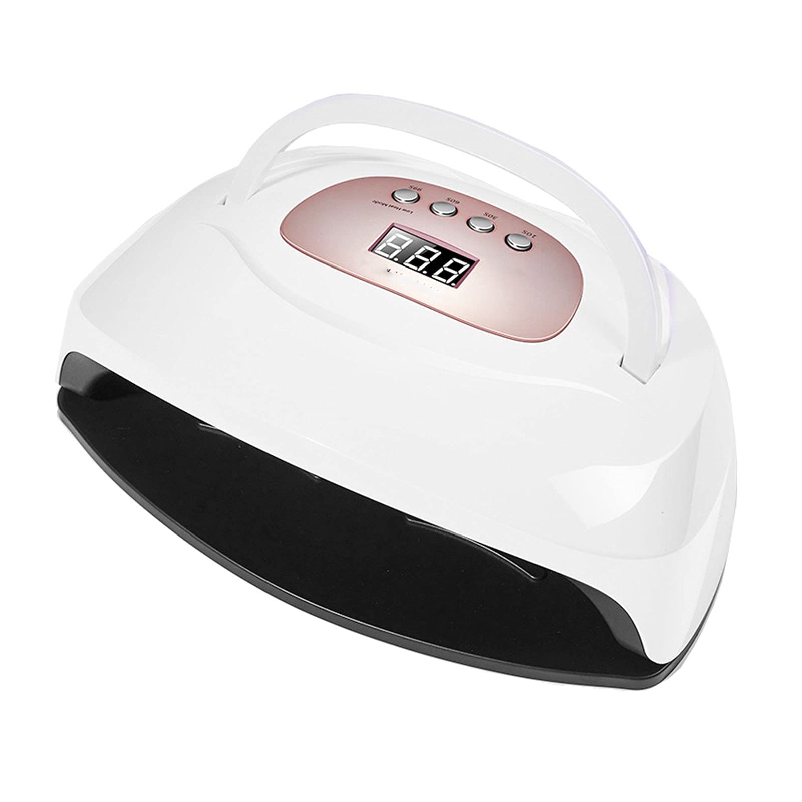 Lampa do paznokci 114W Suszarka do paznokci UV Lampa LED Dwuręczna lampa lodowa 57 LED do żelowego manicure Lampa do paznokci Lampa susząca do lakieru żelowego do paznokci (kolor: Różowy)