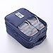Etravel Schuh-Organizer-Tasche, staubdicht, atmungsaktiv, platzsparend, marineblau