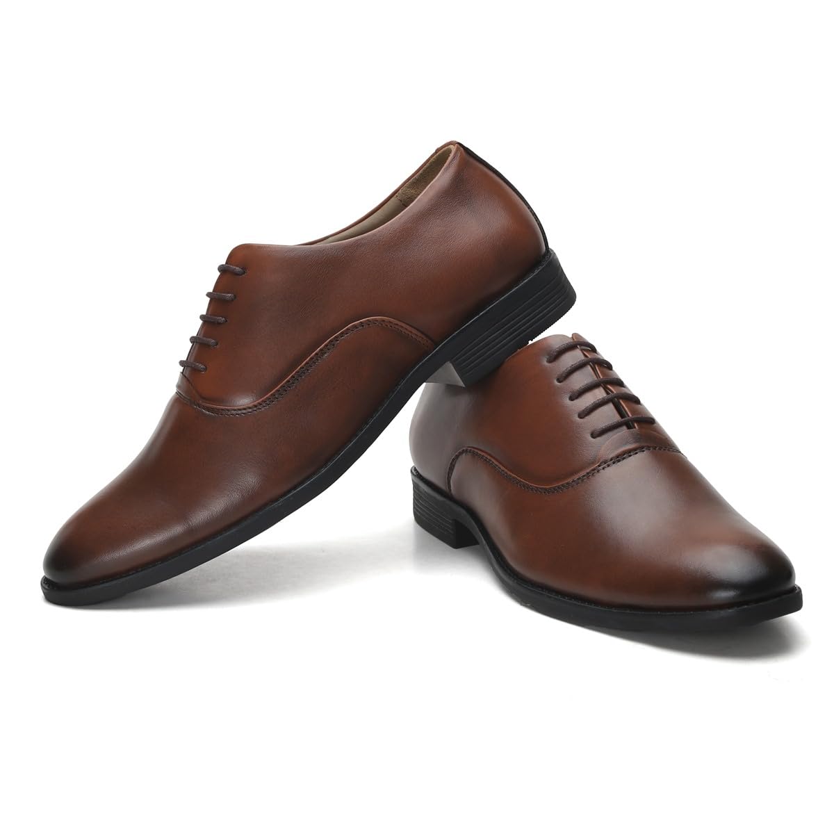 field care Genuine Leather Oxford School Office Uniform Dress Police Fashion Lace-up Shoes-picture-45