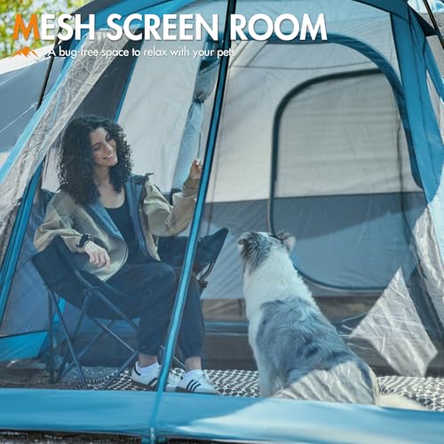 PORTAL 10 Person 3-Room Tent