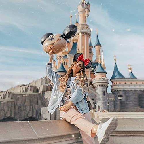 Image of FANYITY Mouse Ears, Sequin Mouse Ears Headband for Boys Girls Women Halloween Birthday Party