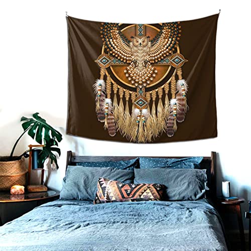 Asyg Native American Tapestry Wall Tapestry Large Tapestry Native Background Indian Tapestry Wall Hanging (51Inx60In) #TOP2