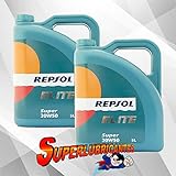 precio de aceite motor 20w50 mineral  Mundocoche Repsol Elite Super 20W50 2x5L (10Litros)
