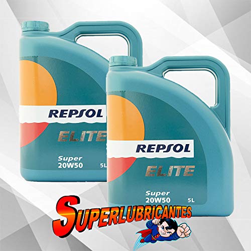 Mundocoche Repsol Elite Super 20W50 2x5L (10Litros) Cover