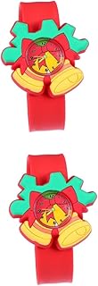 Relógios Infantis 2 Peças Relógio De Natal Relógios Presentes Para Crianças Relógios Para Crianças Relógio De Quartzo Adorável Relógio Para Crianças Relógios De Desenhos Animados