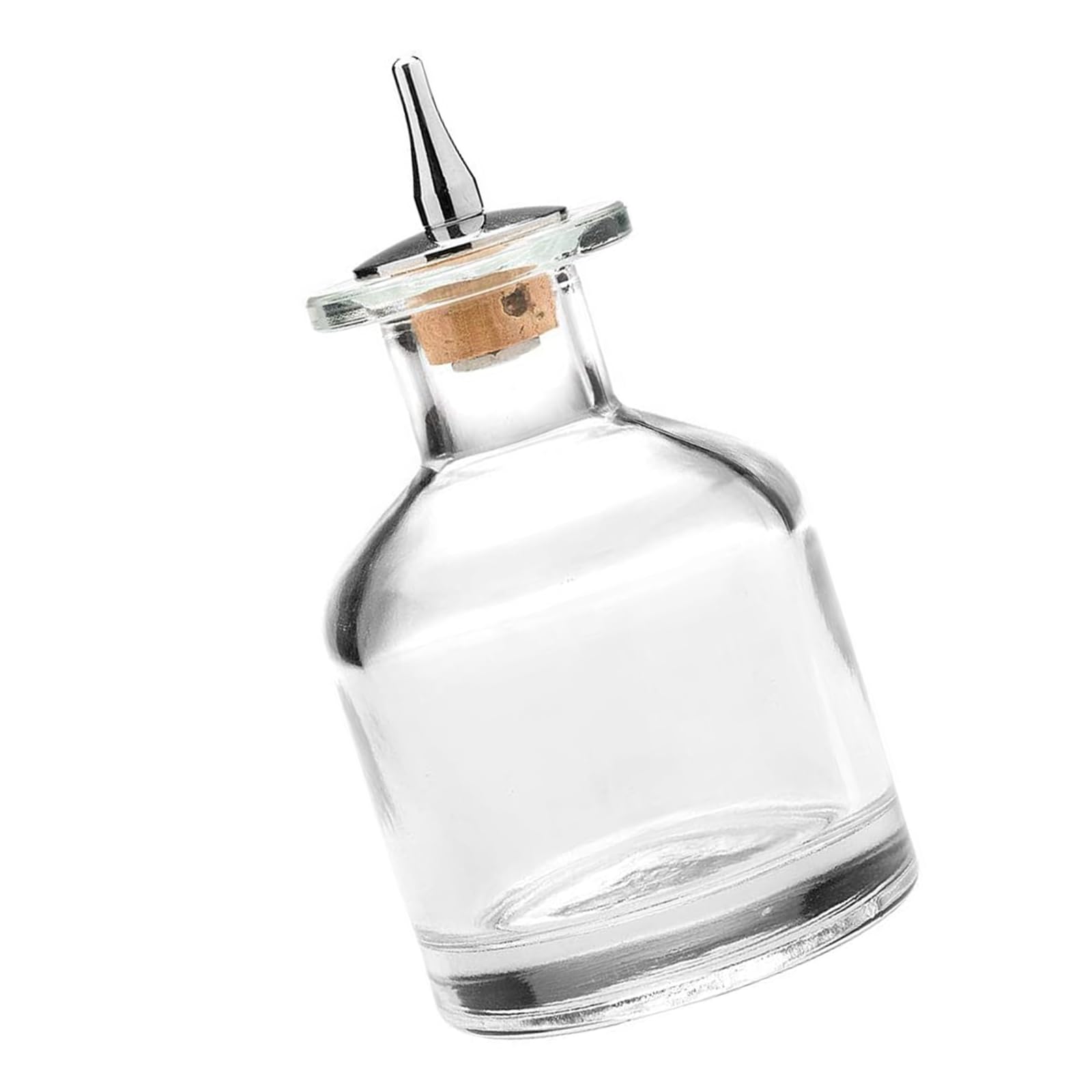 Piceioep Modern Clear Engraved Glass Vessel Equipped with Snug Stopper to Keep Drink Freshness Drink Serving Pourer Decorative Club Pourer for Beverages