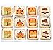 Thanksgiving Cookies 12 Pack Decorated | INDIVIDUALLY WRAPPED Sugar Cookies | Gift Basket Pumpkin Turkey Scarecrow | Nut Free