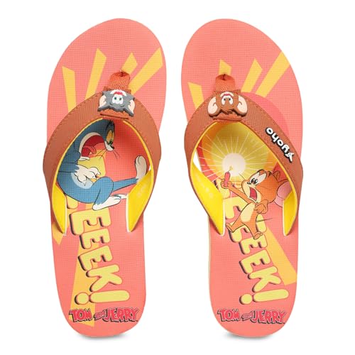 Image of YOHO Slippers for Women | Comfortable and Lightweight Flipflops | WB Cartoon & Comic Characters: Tom & Jerry and PowerPuff Girls Footwear for Woman & Girls