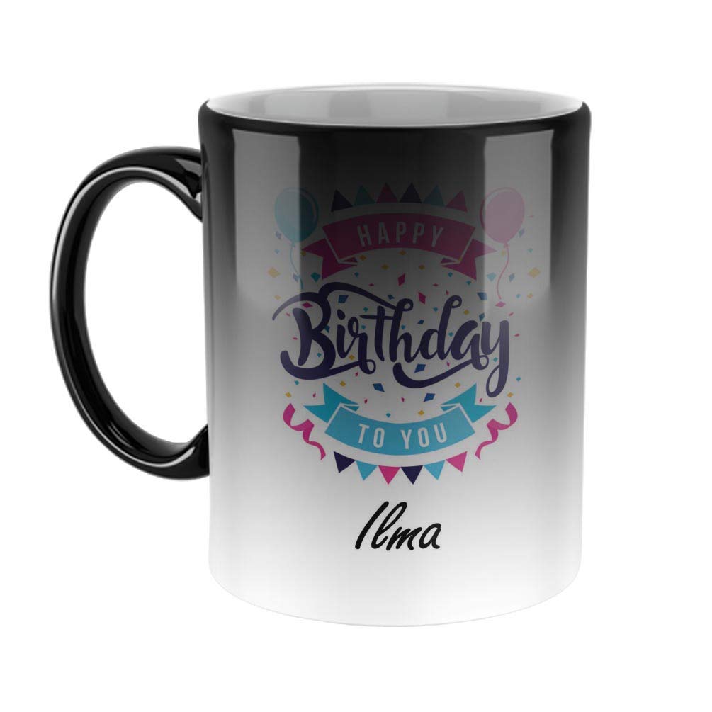 FABTODAY Ceramic Coffee Mug - Best Gift for Birthday, Anniversary, Return Gift, Everyday Gifting, Color - Color Changing Magic Mug, Name - Ilma