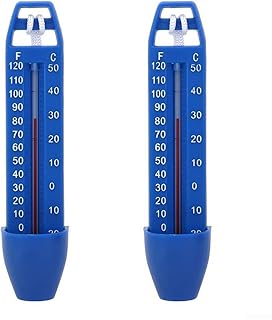 Portable Swimming Pool Floating Thermometer Water Tester Floating Thermometer, for All Outdoor/Indoor Swimming Pools, Spas, Hot Tubs & Ponds - 2 Pcs