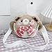 Imagen de Hiornafiy Bolso de Mujer Bolso de Dibujos Animados de Oso Ocio Bolso de Hombro Desmontable y Ajustable Bolso de Niña