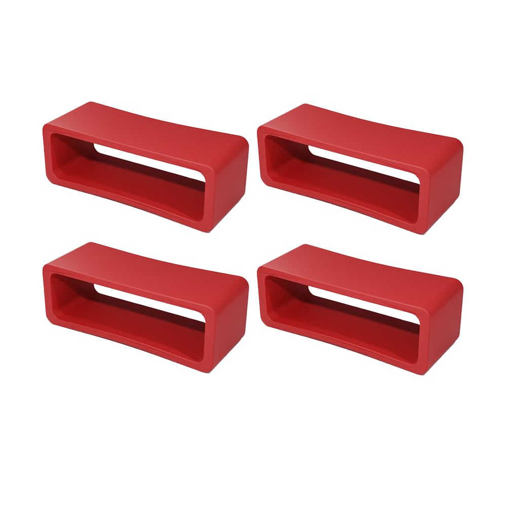 SBWC Red 24mm Silicone rubber watch strap watch band loop/runner/keepers holder Retainer Loop Replacement - Red color Watch Band Loop Pack of 4 (B0CPC2HN6K) Amazon Price History, Amazon Price Tracker