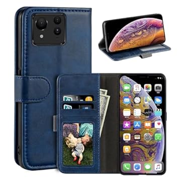 Capa compatível com Asus Zenfone 11 Ultra 5G, capa de telefone empresarial estilo carteira magnética de couro PU, capa flip moderna com compartimento para cartão e suporte para Asus Zenfone 11 Ultra