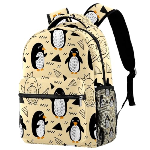Sac à dos pingouin 40cm pour école et loisirs ados
