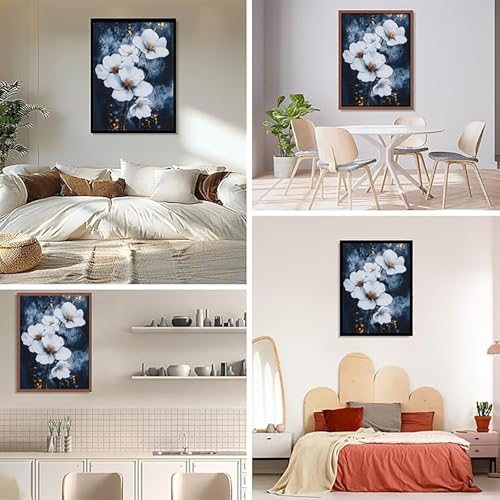 Peinture diamant 5D fleurs abstrait kit complet 60x80cm - 4
