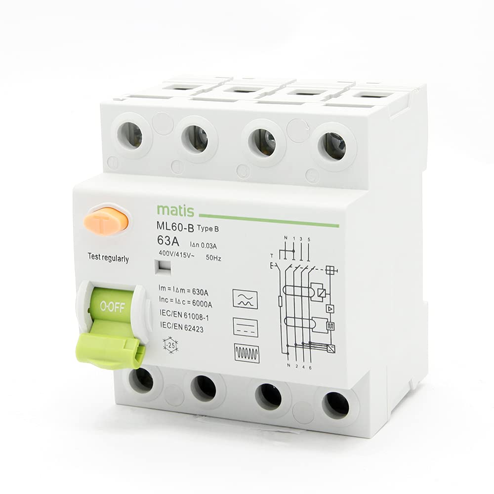 FI-Schutzschalter 100A - 300mA / 4-Pol/Typ B 100A