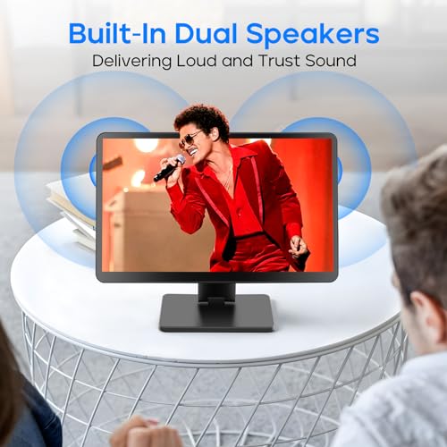 Image of ROADOM Touch Screen Monitor with Case, 7'' Raspberry Pi Screen, IPS FHD 1024x600,Responsive and Smooth Touch,Dual Built-in Speakers,HDMI Input,Compatible with Raspberry Pi /PC /Camera /Gaming /TV