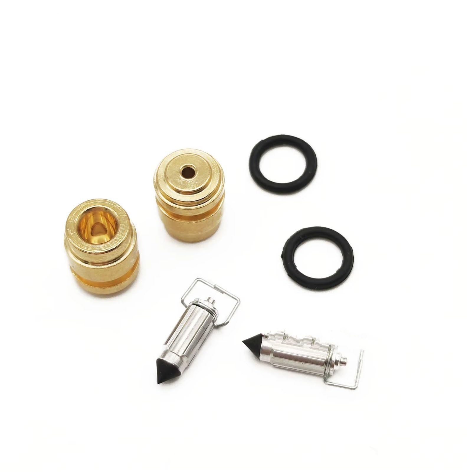 Kit Carburador Compatible Con Yamaha Para TZR250 1991 1992 1993 1994 Válvula Aguja Carburador Motocicleta Para Kit Reparación Flotador Asiento(2sets)