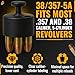 RevIndustries 38 Special Speed Loader - 357 Magnum Speedloader for 5 Shot Revolver Speedloader, 15 Round High Capacity 3-in-1 EDC Reload Tool– Fits S&W J Frame, Ruger LCR, Taurus 605 & More