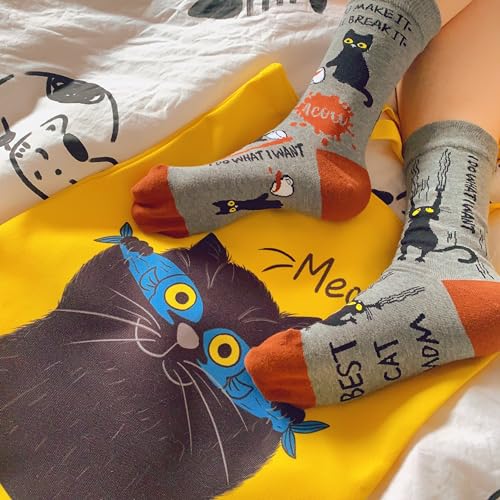 Anti Basic Novelty Cat Socks Gift For Women thumb #2