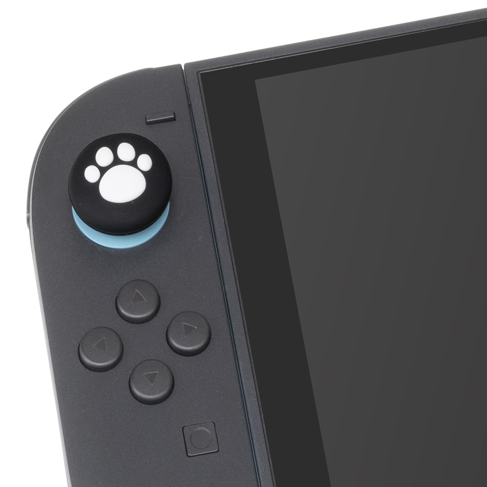 CYBER ・ アナログスティックカバー ねこにゃん ( SWITCH Proコントローラー 用) 黒 - Switch z2zed1b CYBER・アナログスティックカバー ねこにゃん（SWITCH Pro