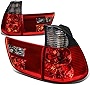 Compatible with BMW E53 X5 Pair Smoked Lens Red Rear Tail Brake+Corner Signal Light