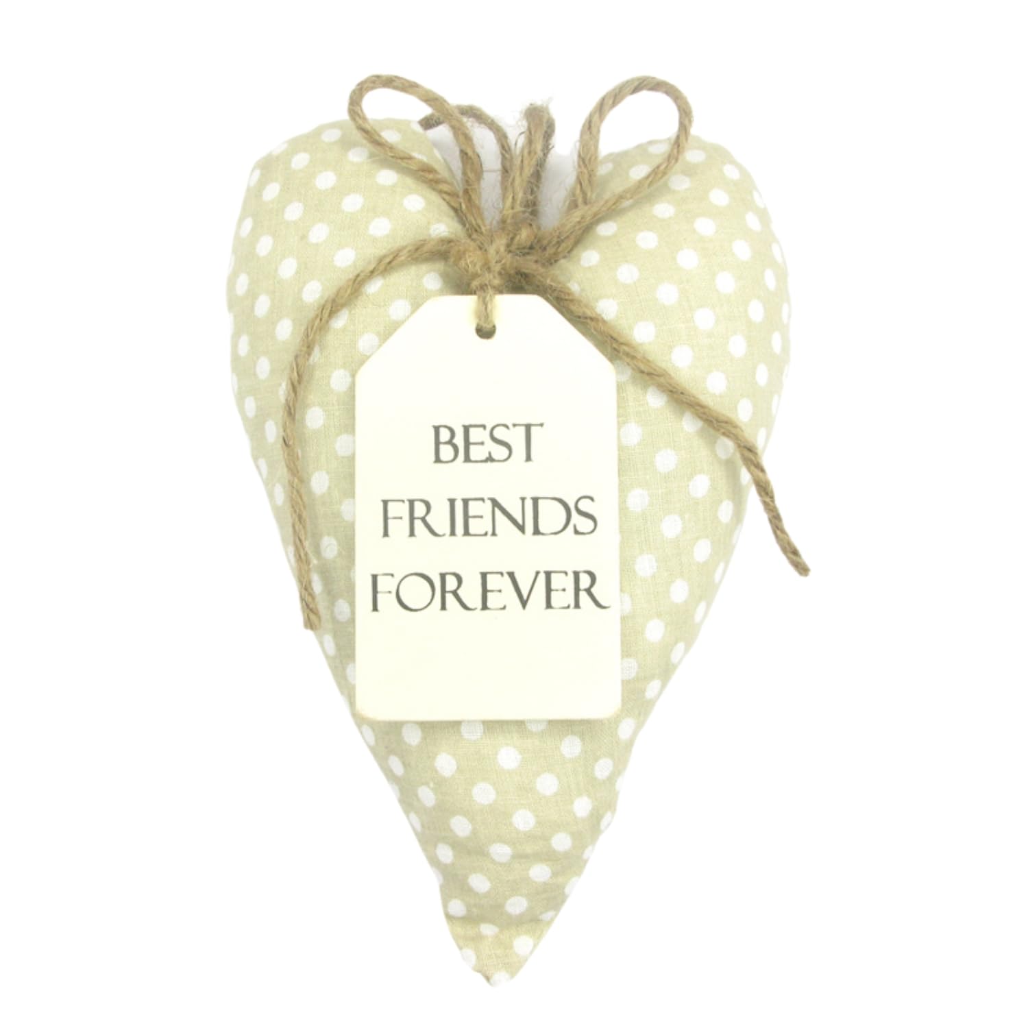 Papillon Collection Multicoloured Sentiments Hanging Heart Cushion Best Friends Forever By Love Home