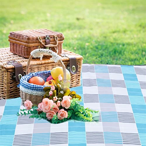 Cobertor de piquenique ao ar livre KANBUN tapete de piquenique extra grande com forro para acampamen
