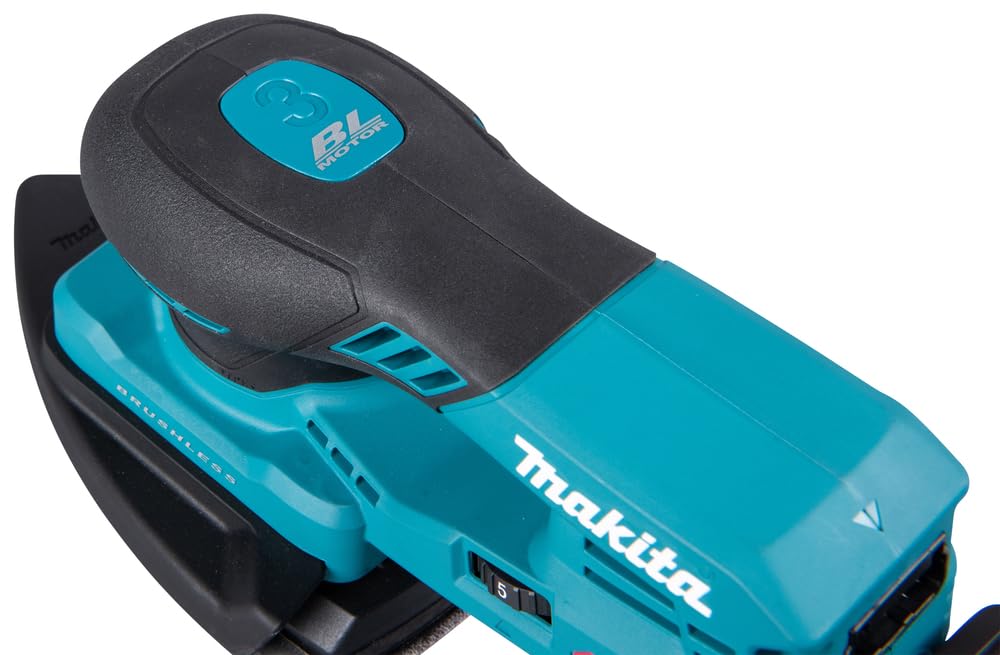 Makita BO006CGZ - Levigatrice a delta a batteria 40 V max. / 100 x 150 mm (senza caricatore e batterie)