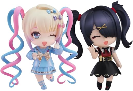 Ame-chan Figure KAngel Anime Action Figure Interchangeable Face Model with Accessories PVC Anime Statue Collection Desktop Ornaments 10CM