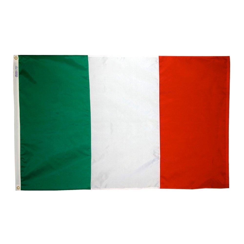 Annin Flagmakers Model 193997 Italy Flag USA-Made to Official United Nations Design Specifications, 3 x 5 Feet, Multicolor