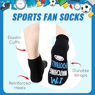 Football Gifts for Men - Football Players Fan Team Gifts, Youth Teenage Boys Sports Socks