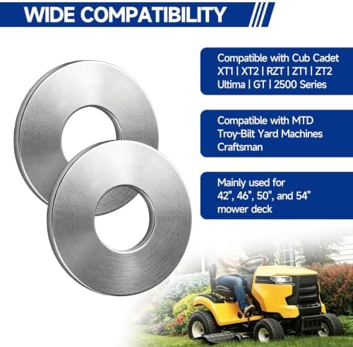 2PCS 736-3088 Flat Washer Compatible with Cub Cadet MTD Lawn Mower - 3