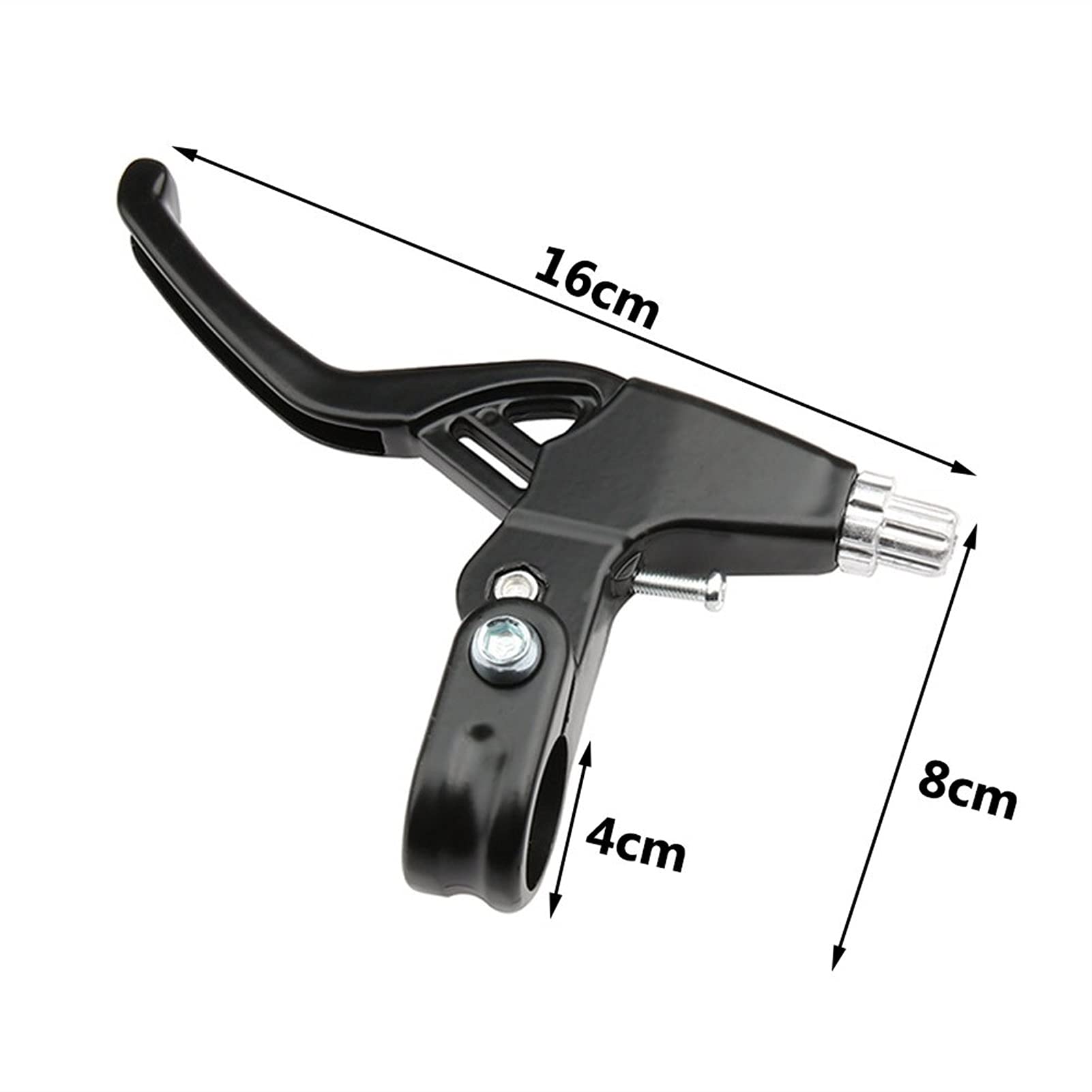 Leva del freno per bici 2 pezzi maniglia leggera per leva del freno per bici mountain MTB bicicletta leve freno in lega maniglia del freno per moto parti di bicicletta (colore: nero)