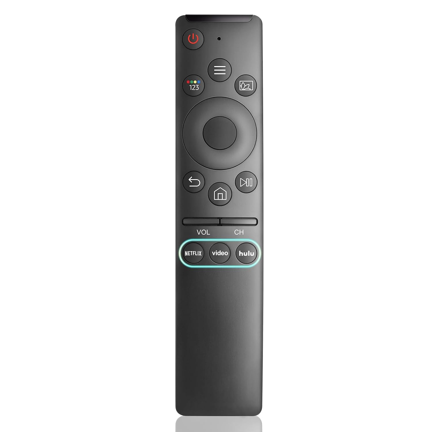 Universal Replacement for Samsung-Smart-TV-Remote, New Upgrade Infrared for Samsung Remote Control, with Netflix,Prime Video,Hulu Buttons Universal Replacement for Samsung-Smart-TV-Remote, New Upgrade Infrared for Samsung Remote Control, with Netflix,Prime Video,Hulu Buttons